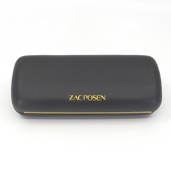 ZAC POSEN Grey & Gold Eyeglasses Case - Picture 2 of 6